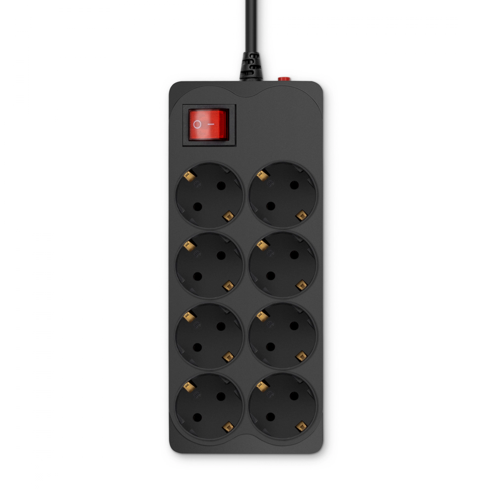 Сетевой фильтр Buro 800SH-3-B 3м (8 розеток) черный (коробка)