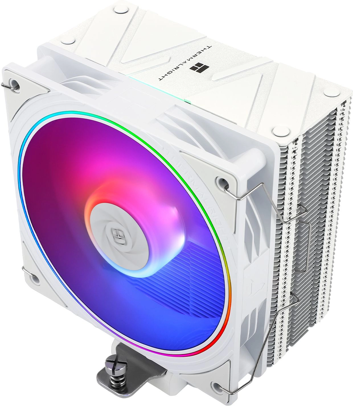 Устройство охлаждения(кулер) Thermalright Assassin Spirit 120 EVO ARGB Soc-AM5/AM4/1200/1700/1851 белый 4-pin 28.2dB Al+Cu 525gr Ret (AS120-EVO-WH)