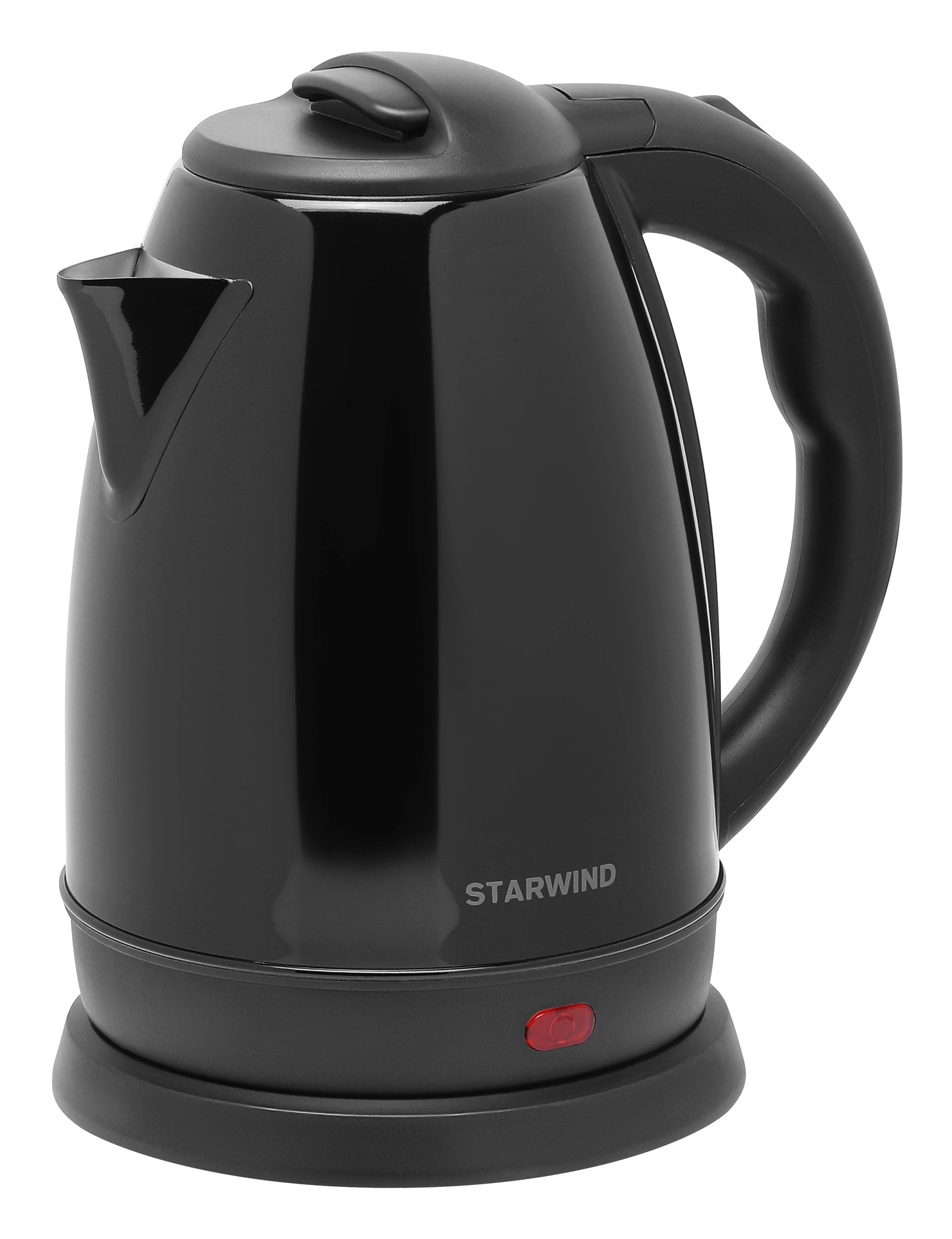 Чайник электрический Starwind SKS2050 1.8л. 1800Вт черный корпус: металл/пластик