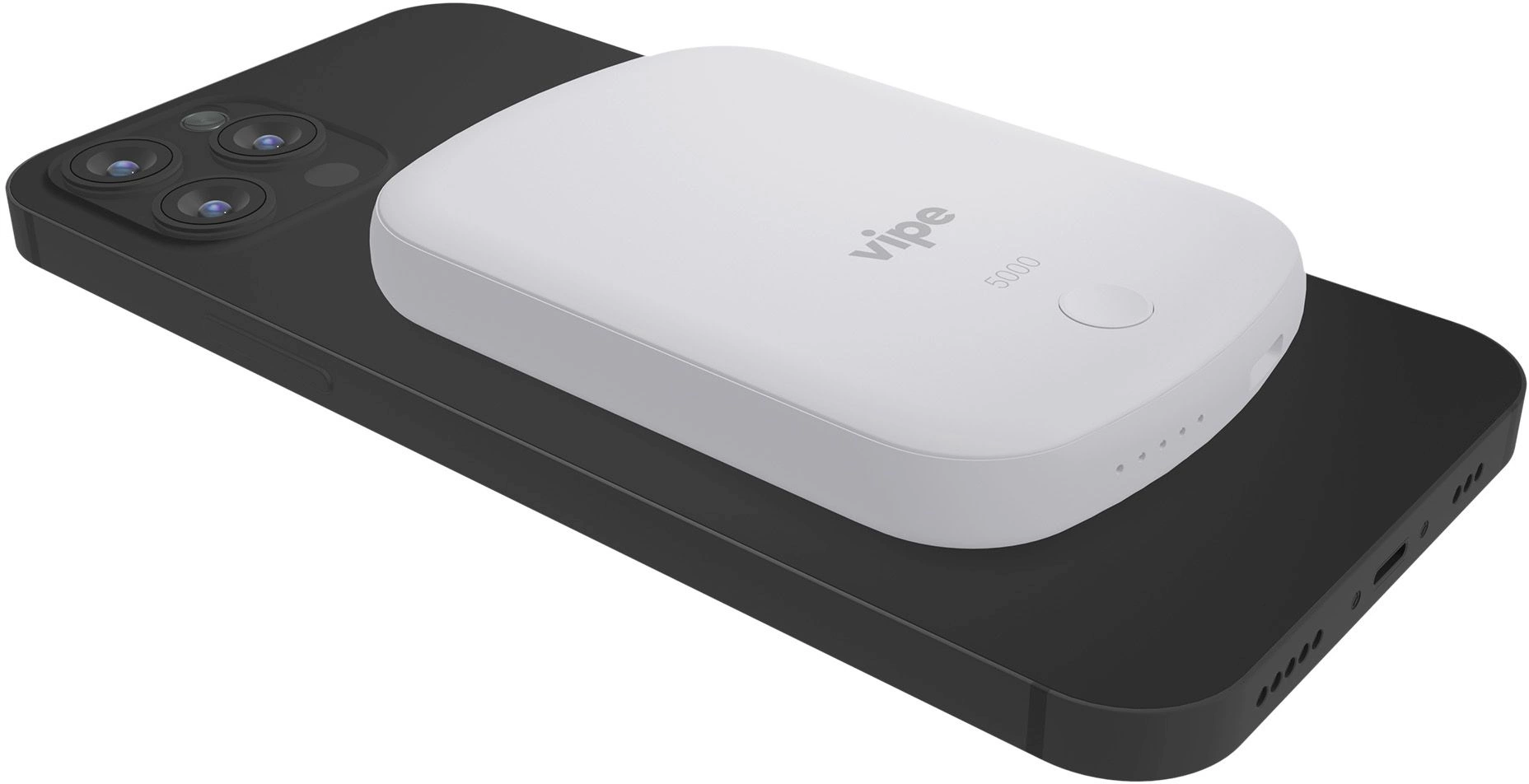 Мобильный аккумулятор Vipe Jake 5000mAh PD 20W 3A USB-C беспров.зар. белый (VPPBJAKE5KSTWH)