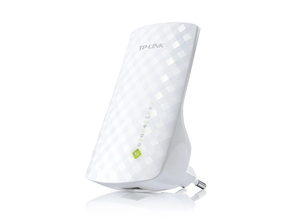 Повторитель беспроводного сигнала TP-Link RE200 AC750 10/100BASE-TX белый