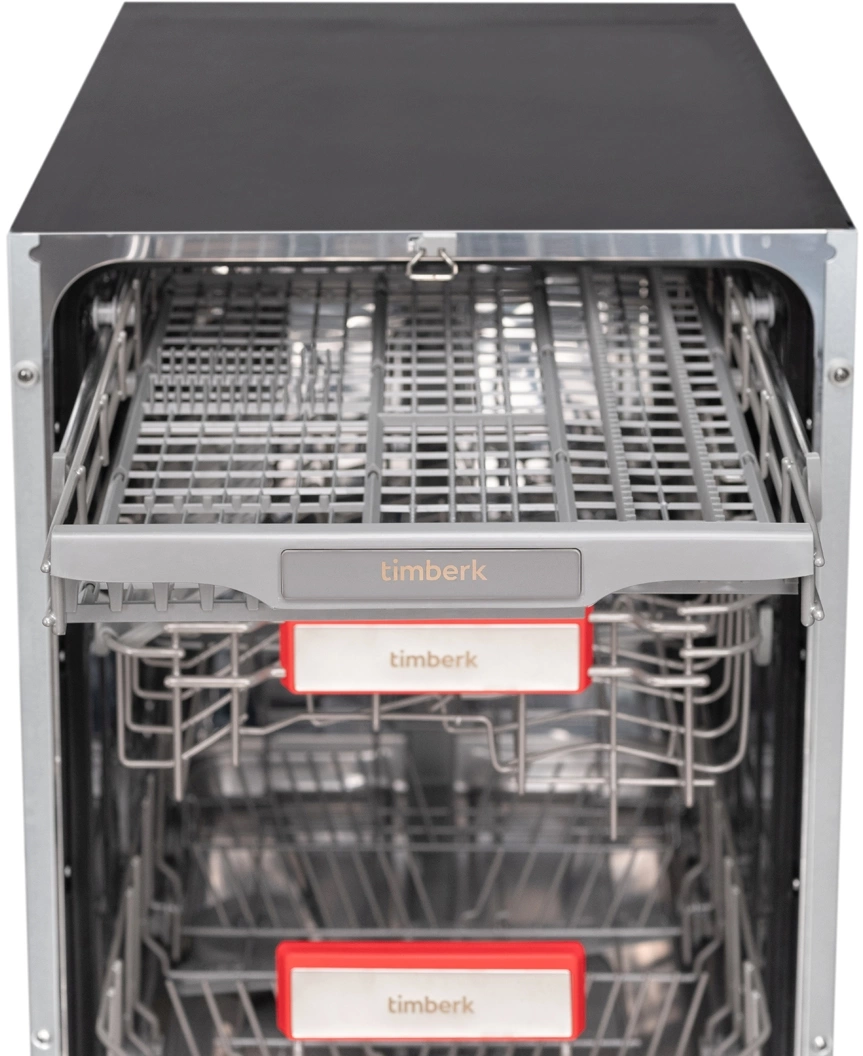 Посудомоечная машина Timberk Set&Dry T-DW45BI103 серебристый (узкая)