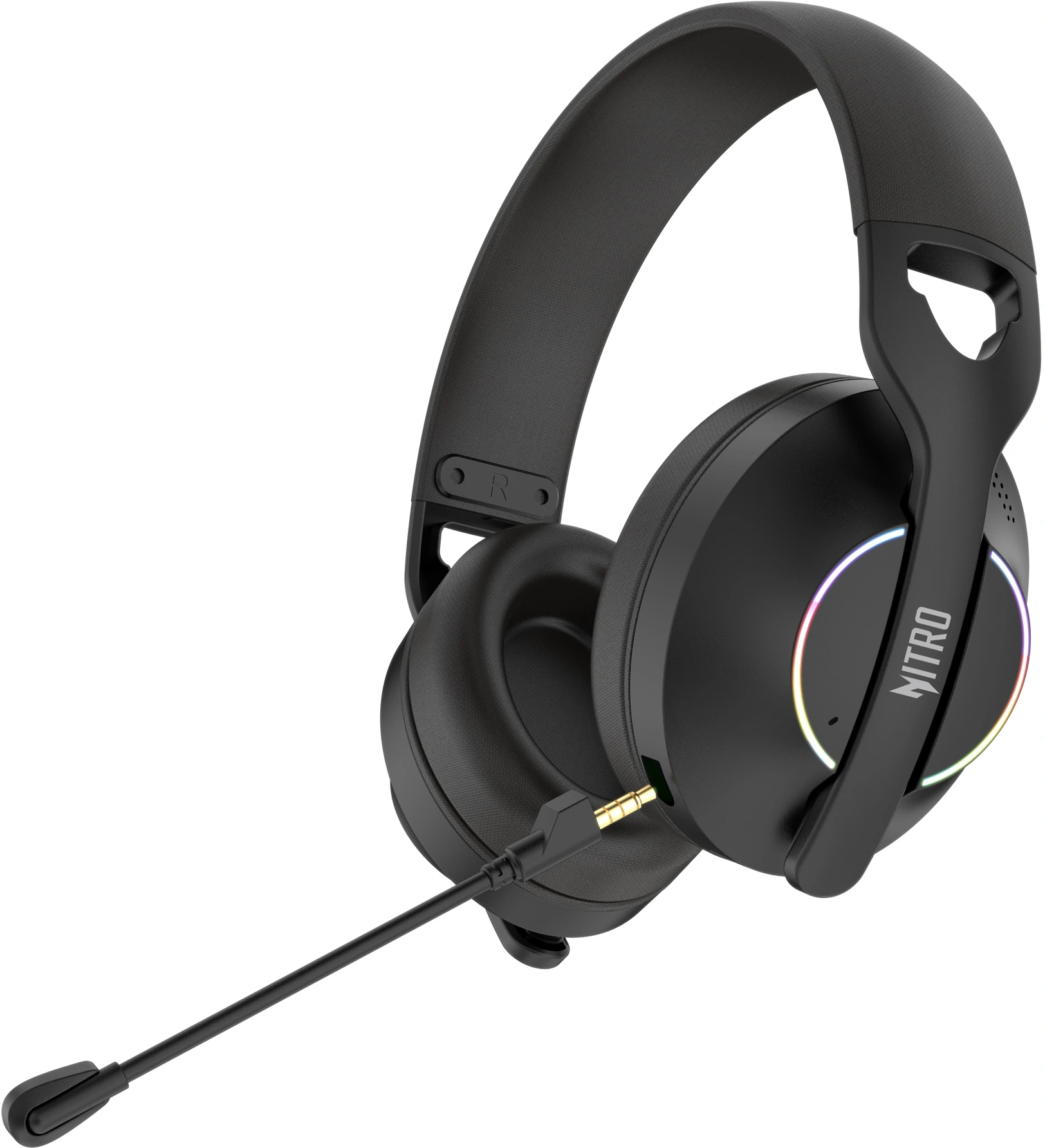 Наушники с микрофоном Acer Nitro OHR400 черный 1м мониторные BT/Radio/3.5mm оголовье (ZL.HDSEE.00G)