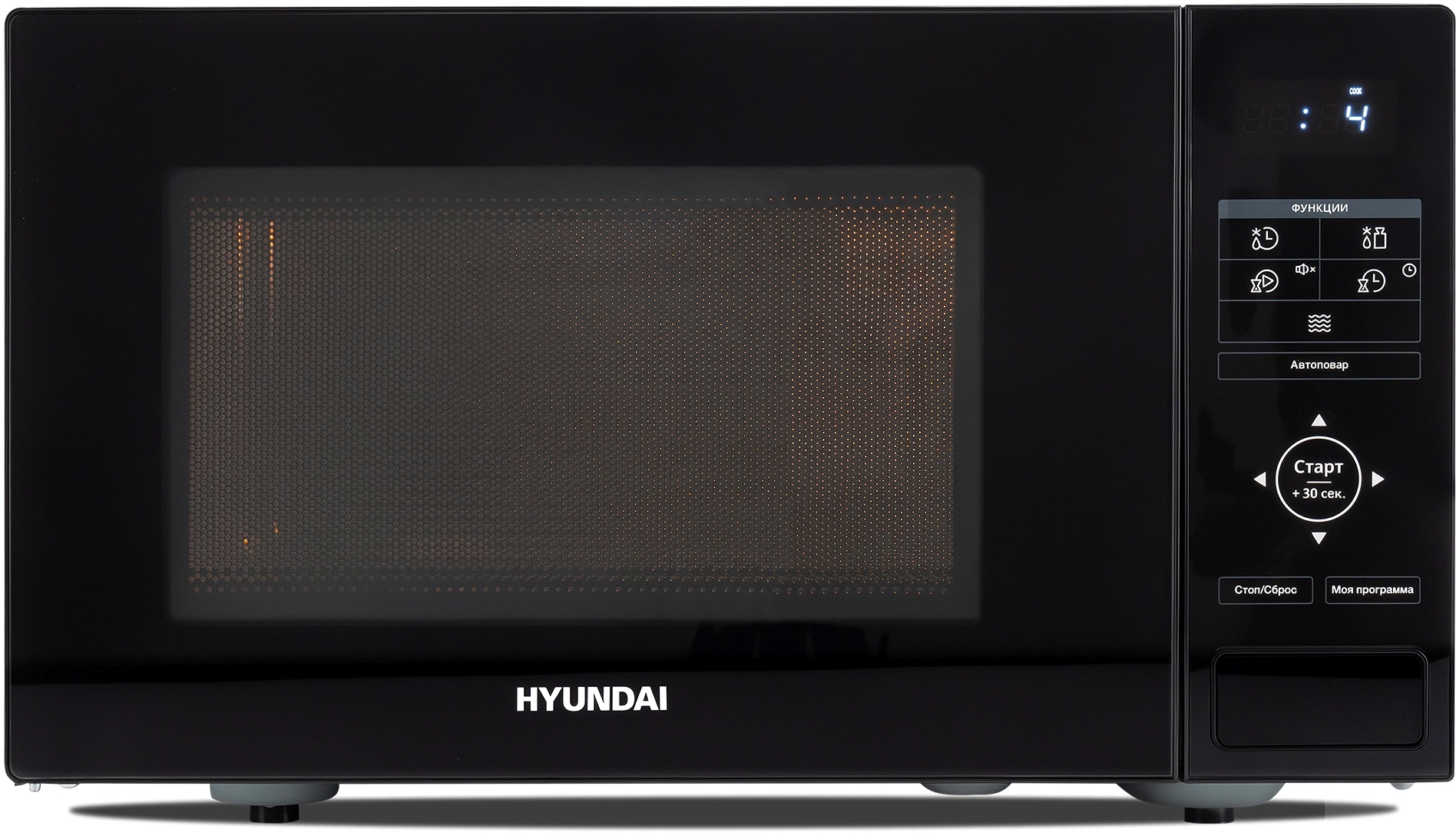 Микроволновая Печь Hyundai HYM-D3038 23л. 900Вт черный
