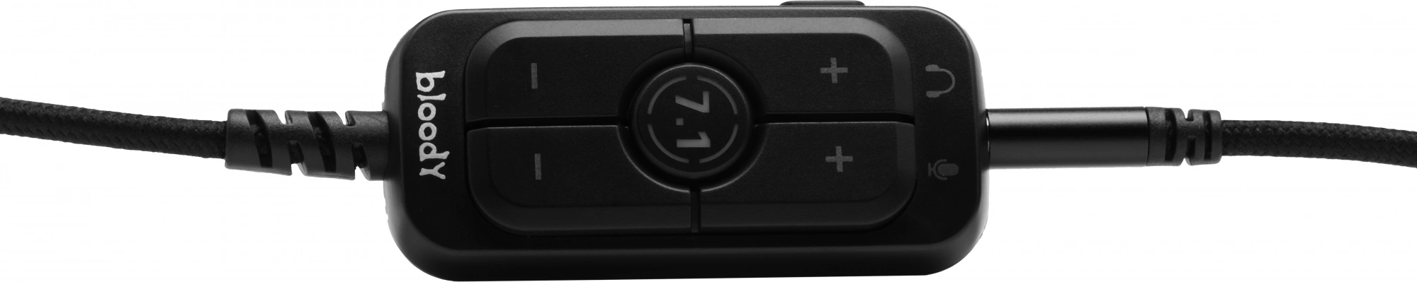 Наушники с микрофоном A4Tech Bloody M590i желтый/серый 1м мониторные USB оголовье (M590I SPORTS LIME)