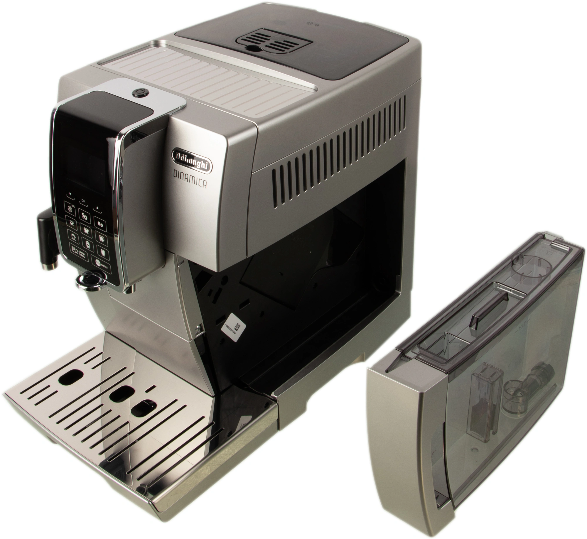 Кофемашина Delonghi Dinamica ECAM350.75.S 1450Вт серебристый