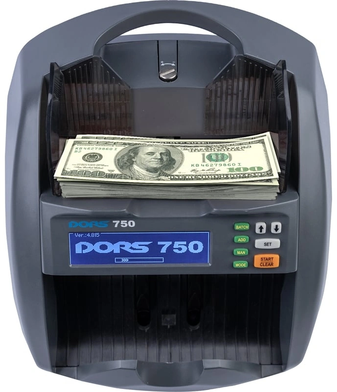 Счетчик банкнот Dors 750 RUS3 мультивалютный SYS-052632