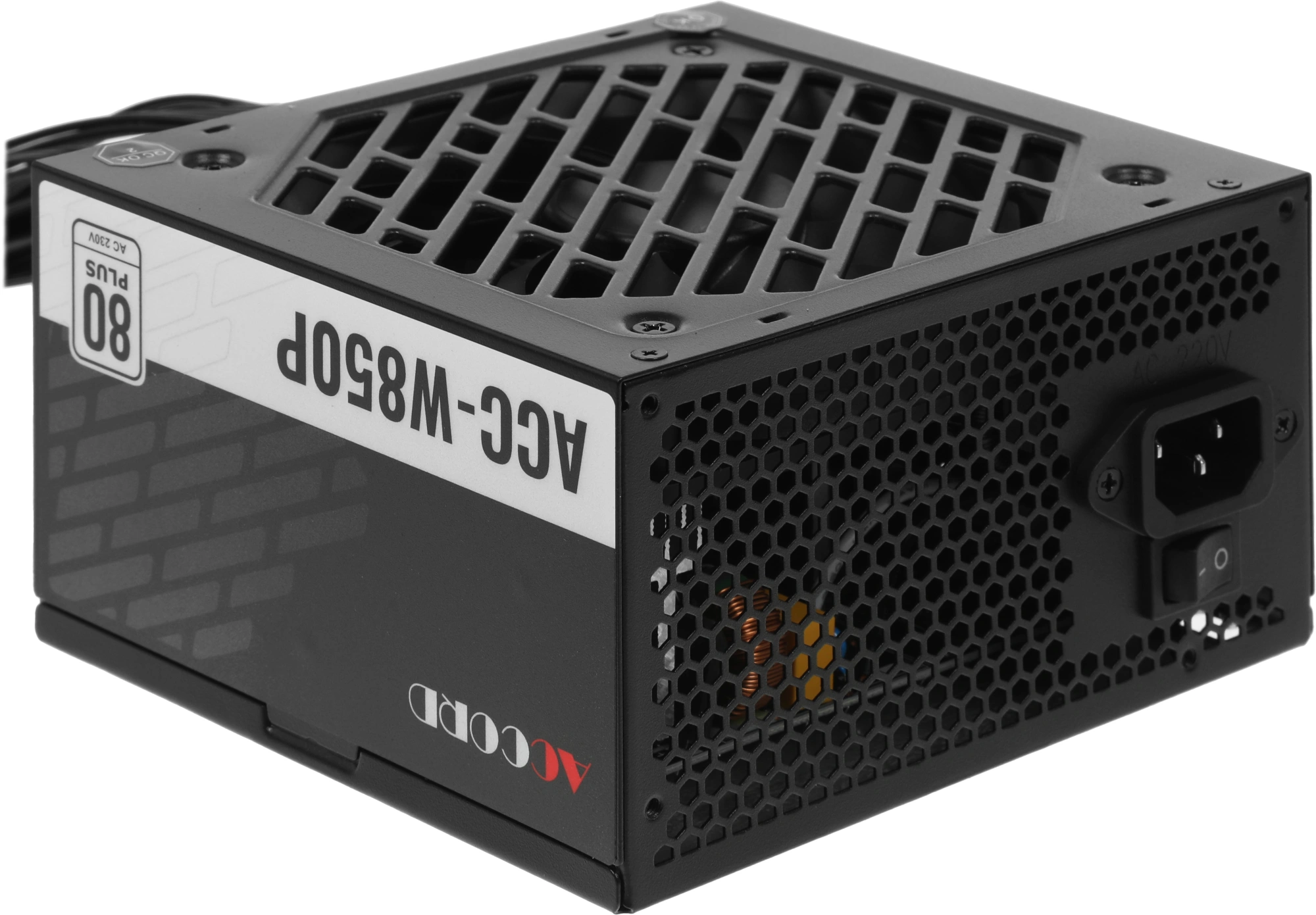 Блок питания Accord ATX 850W ACC-W850P 80+ white (20+4pin) 120mm fan 6xSATA RTL