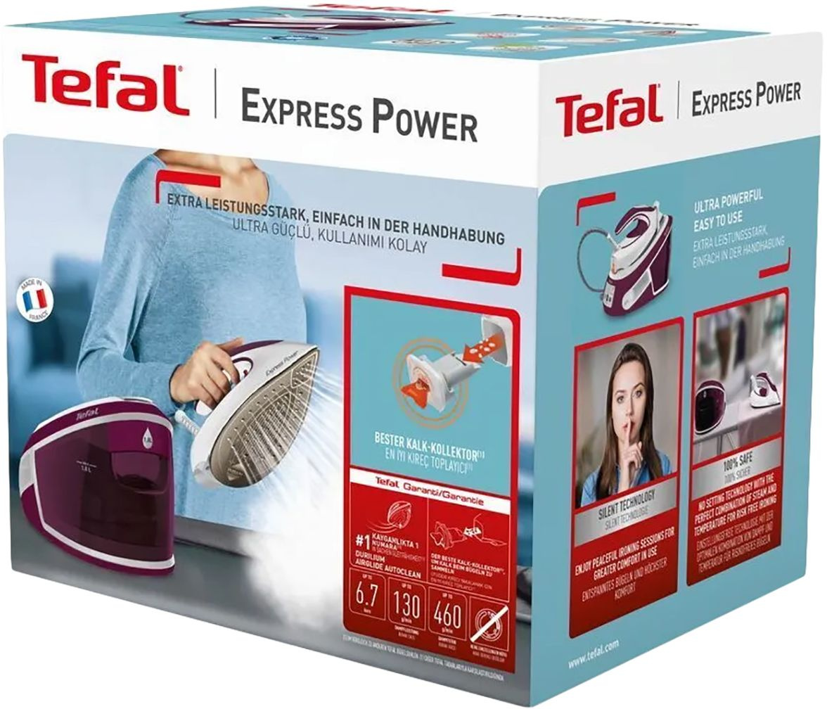 Парогенератор Tefal SV8061E0 2800Вт фиолетовый/белый