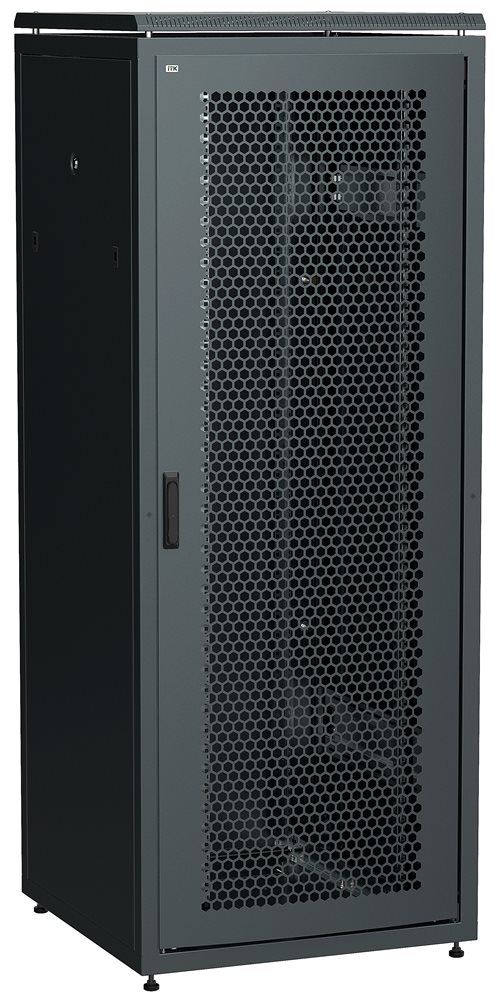 LN05-42U88-PM - ITK LINEA N 42U 800х800мм перф. пер. дв. задн. металл. чер.