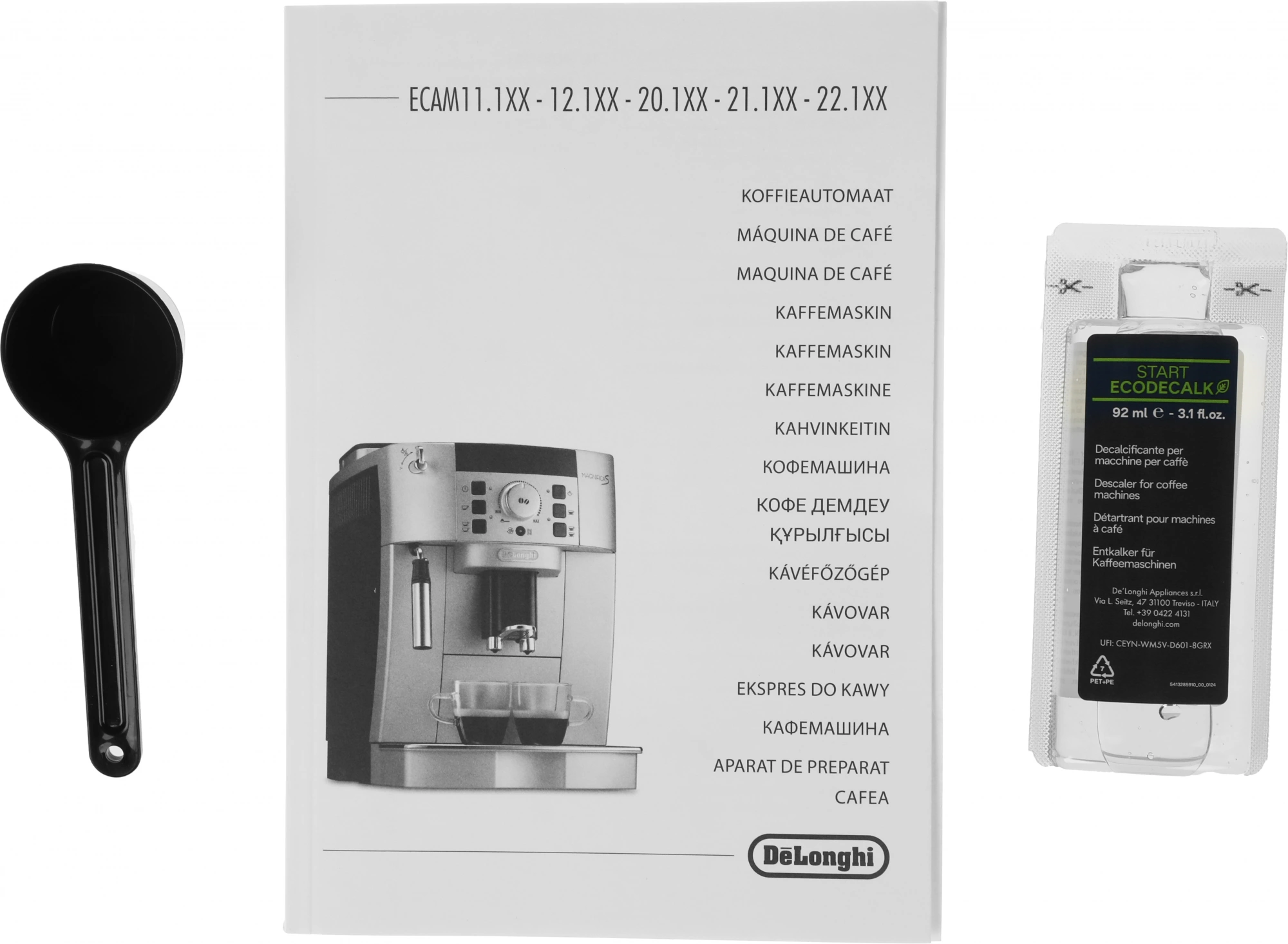 Кофемашина Delonghi Magnifica S ECAM22.110.SB 1450Вт серебристый