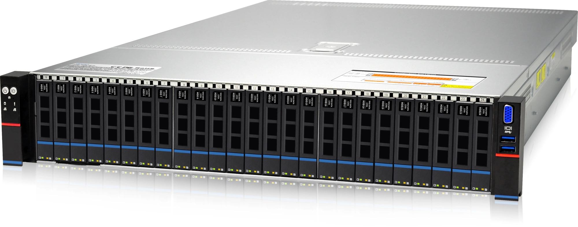 Сервер IRU Rock g2225p 2x6348 4x32Gb 2x1800Gb 2.5" SAS-3 9361-8I AST2500 2xGigEth 2x1300W w/o OS (2139294)