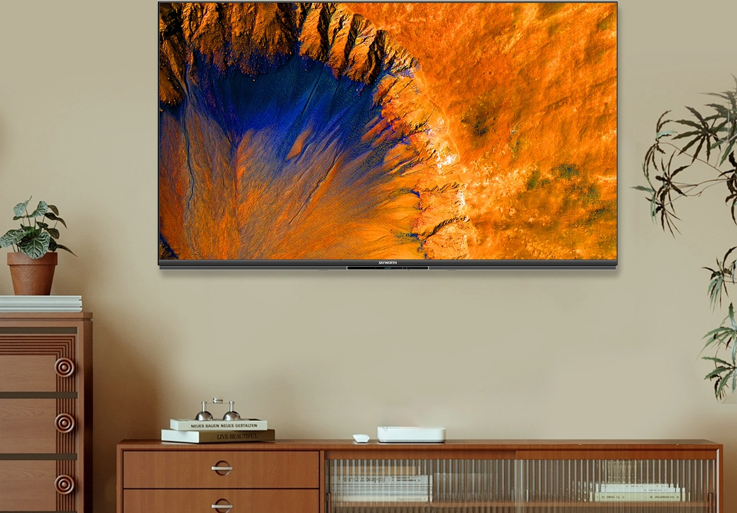 Телевизор LED Skyworth 75" 75X87G QD-Mini LED Magic Sound Game TV Frameless черный 4K Ultra HD 144Hz MEMC DVB-T DVB-T2 DVB-C DVB-S DVB-S2 USB WiFi Smart TV