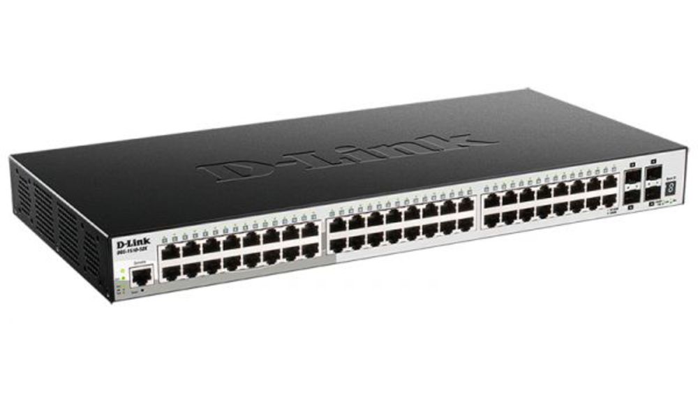 DGS-1510-52X/A2A PROJ Настраиваемый L2+ стекируемый коммутатор с 48 портами 10/100/1000Base-T и 4 портами 10GBase-X SFP+