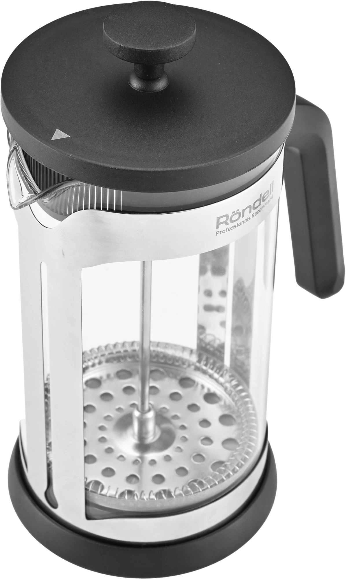 Френч-пресс Rondell Brando RDS-2026 0.6л черный/стальной