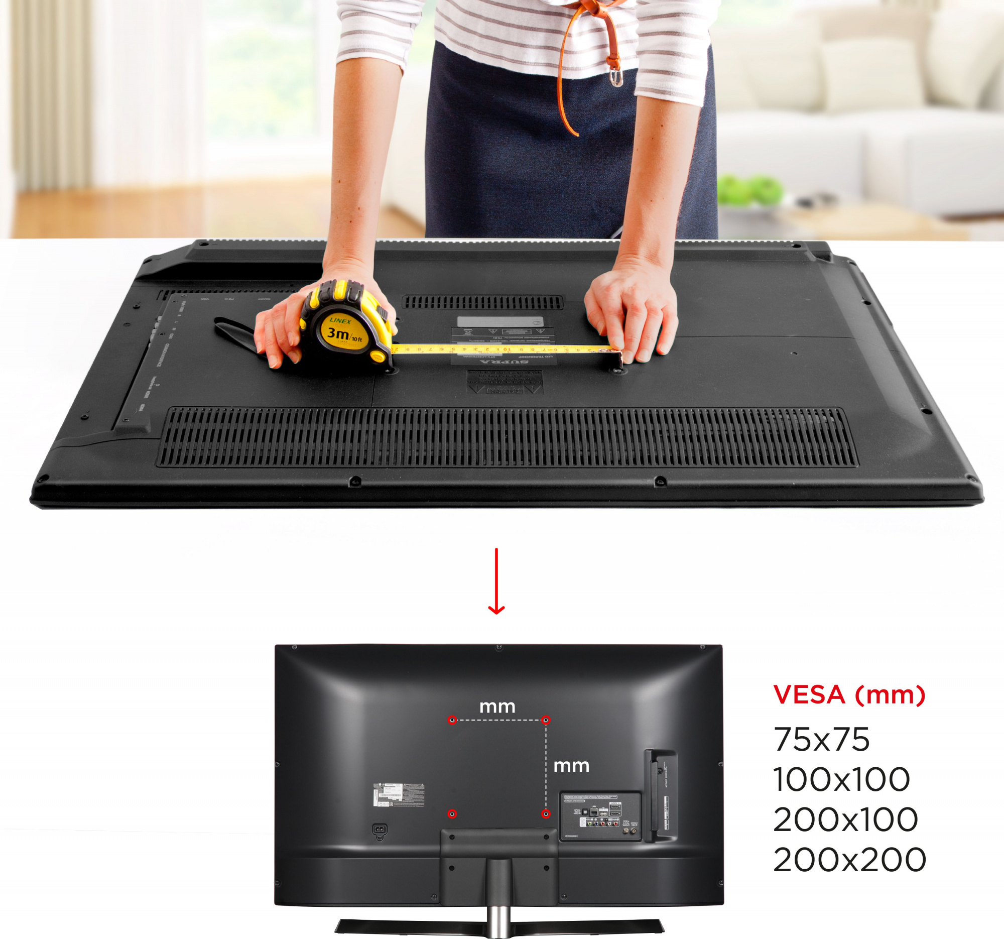 Кронштейн для телевизора Holder LCDS-5036 металлик 19"-50" макс.30кг настенный поворот и наклон