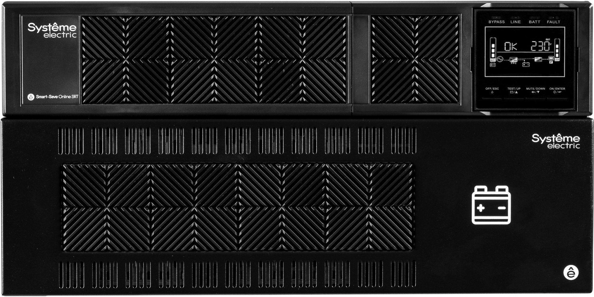 Источник бесперебойного питания Systeme Electriс SRT SRTSE8KRTXLI-NC 8000Вт 8000ВА черный