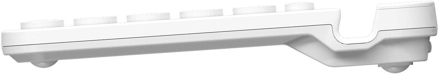 Клавиатура A4Tech FBK30 белый USB беспроводная BT/Radio slim Multimedia (FBK30 WHITE)