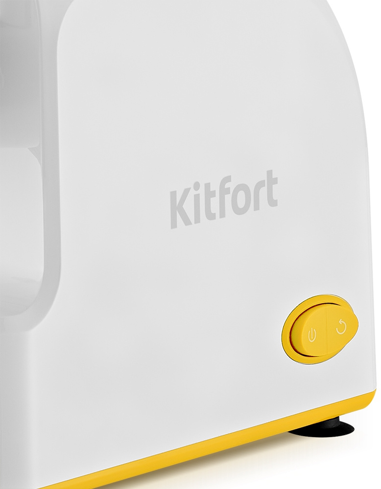 Мясорубка Kitfort КТ-2113-2 1000Вт белый/желтый