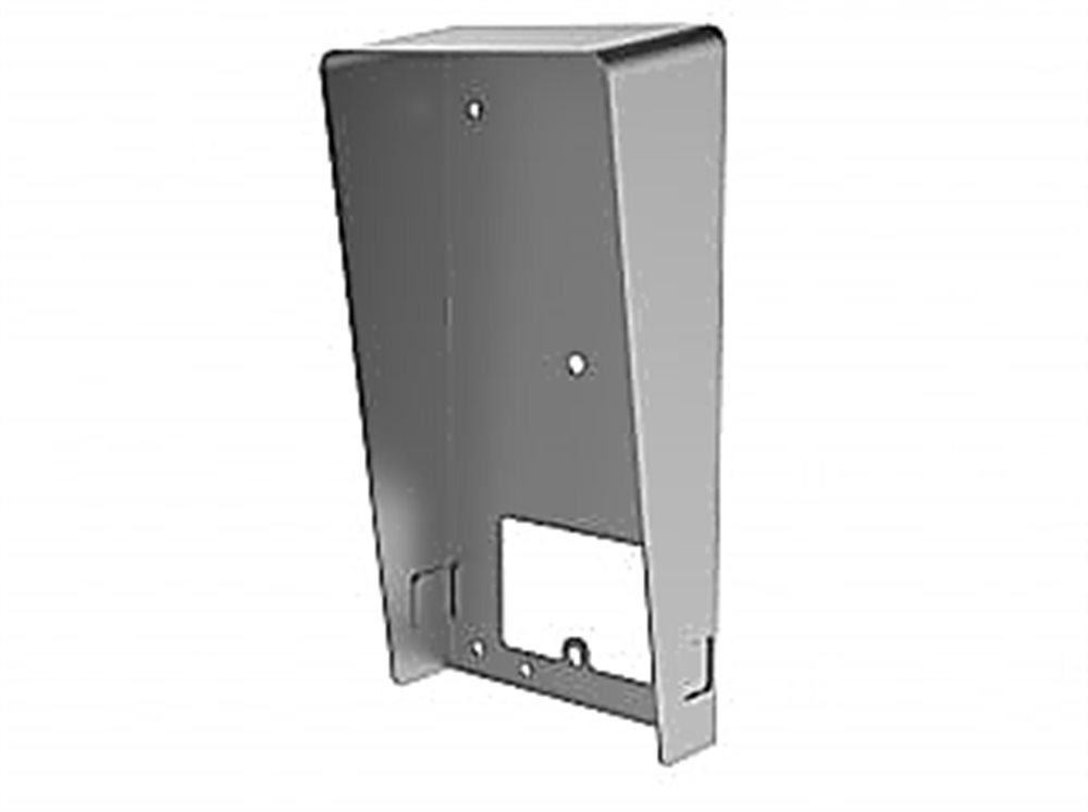 DS-KABV8113-RS/Surface - Козырек для настенного монтажа вызывной панели серии DS-KV8x13 серии. Материал: металл, SECC; Рабочая температура от -40℃ до 60℃, влажность с 10% до 95%; Размер 189 x 97 x 49мм; . Настенный монтаж.