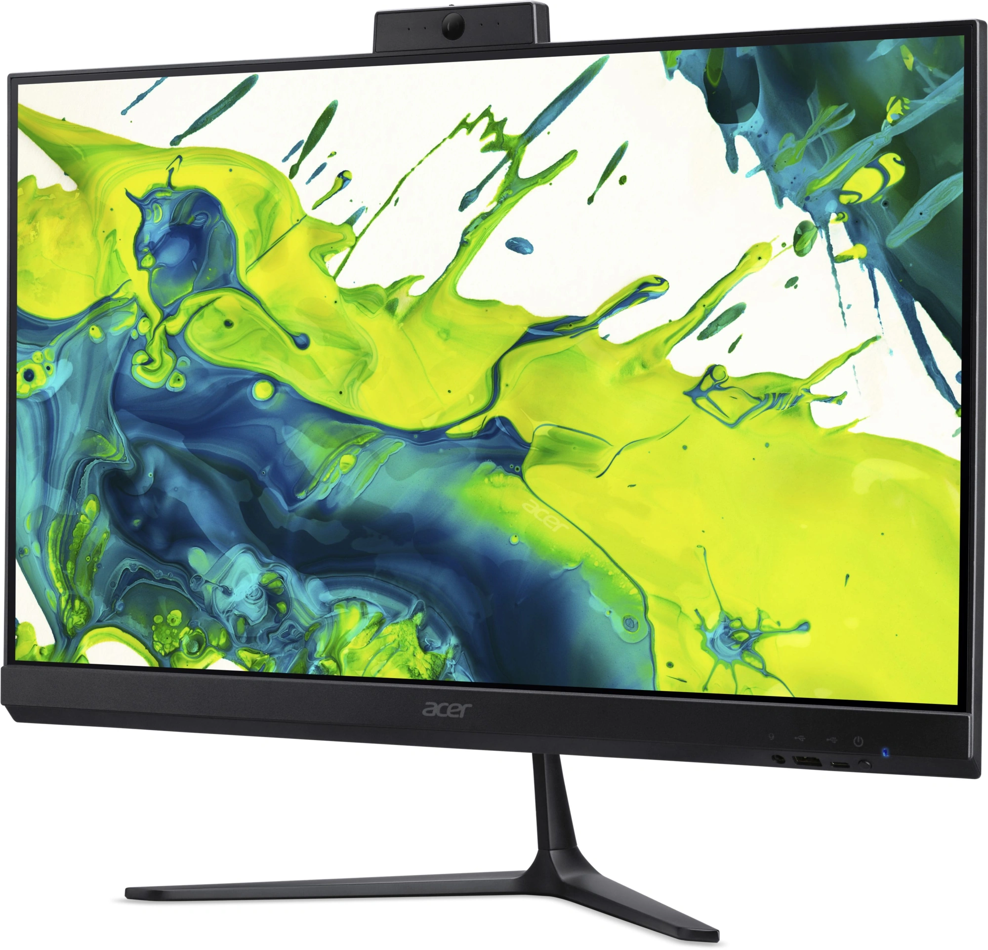 Моноблок Acer Aspire C24-2G 23.8" Full HD Ryzen 7 8845HS (3.8) 16Gb SSD512Gb 780M Eshell GbitEth WiFi BT 120W клавиатура мышь Cam черный 1920x1080