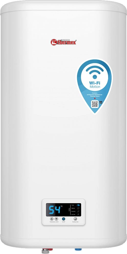 Водонагреватель Thermex IF 50 V (pro) Wi-Fi 2кВт 50л электрический настенный/белый