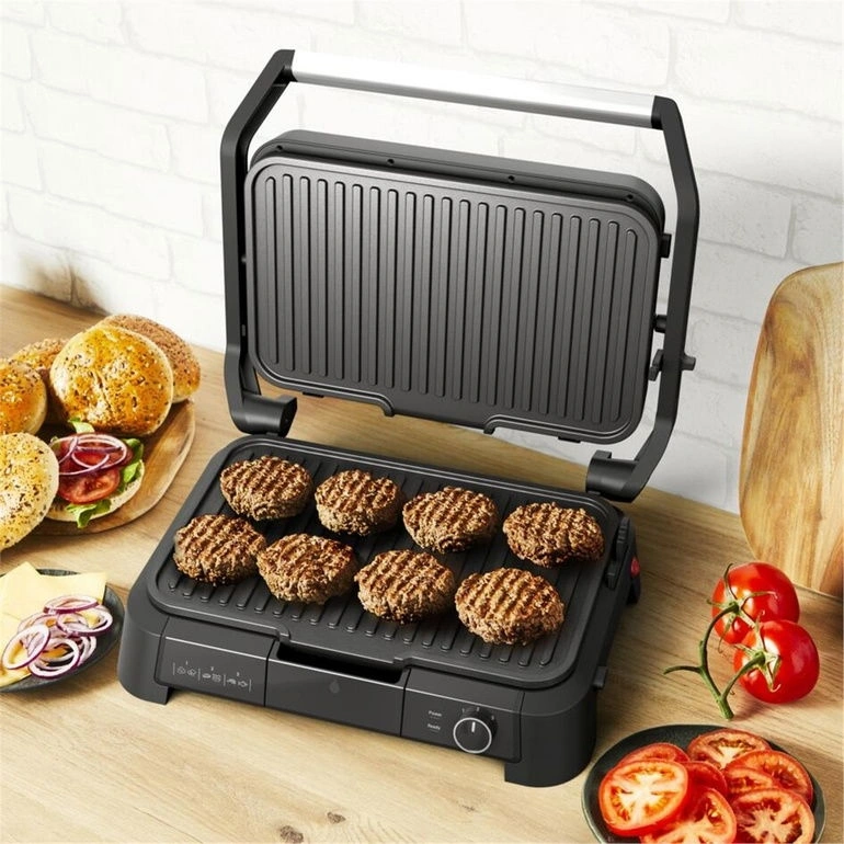 Электрогриль Tefal GC520DE0 2200Вт черный/серебристый