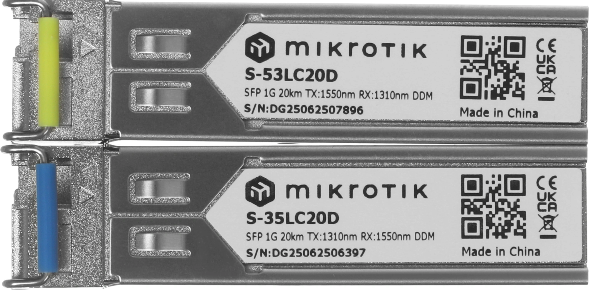 Трансивер MikroTik S-3553LC20D SM 1.25Гбит/с