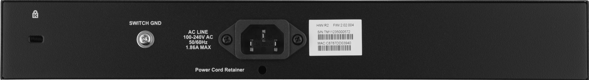 Коммутатор D-Link DGS-1210-10MP/FL (L2) 8x1Гбит/с 2SFP 8PoE+ 130W управляемый