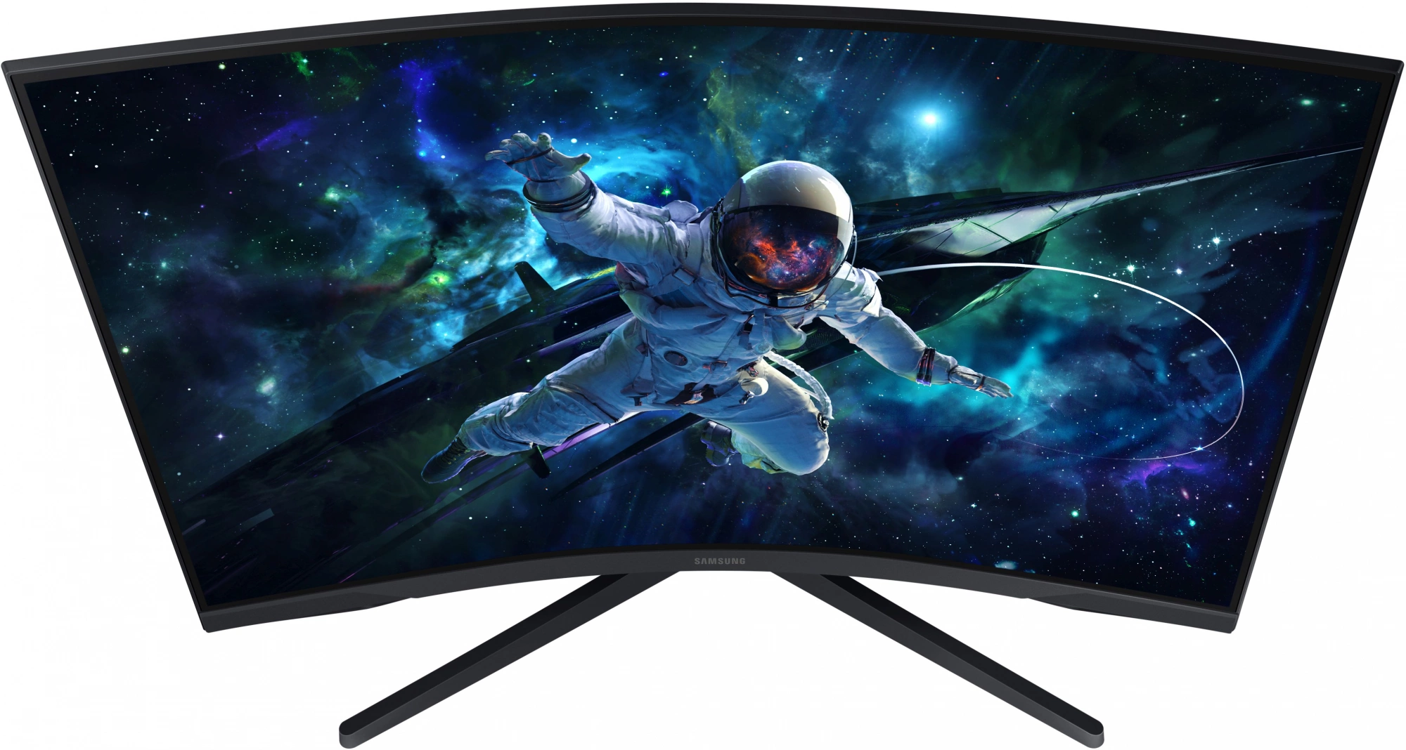 Монитор Samsung 32" Odyssey G5 S32CG550EI черный VA LED 1ms 16:9 HDMI матовая 300cd 178гр/178гр 2560x1440 165Hz FreeSync DP 2K USB 5.2кг