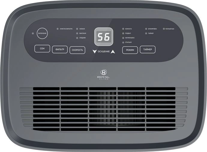 Осушитель воздуха Royal Clima Carisma Villa RD-CR40-E 520Вт бытовой белый/черный