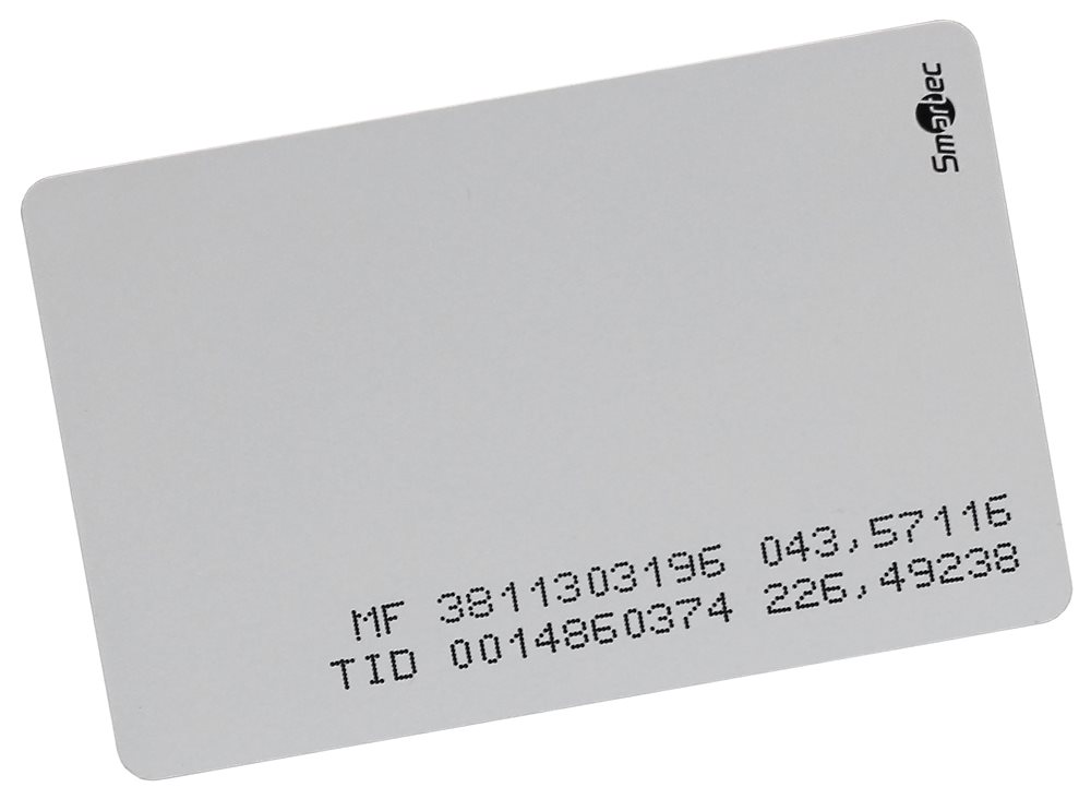 ST-LC021MF - Карта UHF + MIFARE, ISO формат, 86х54х0.8мм.