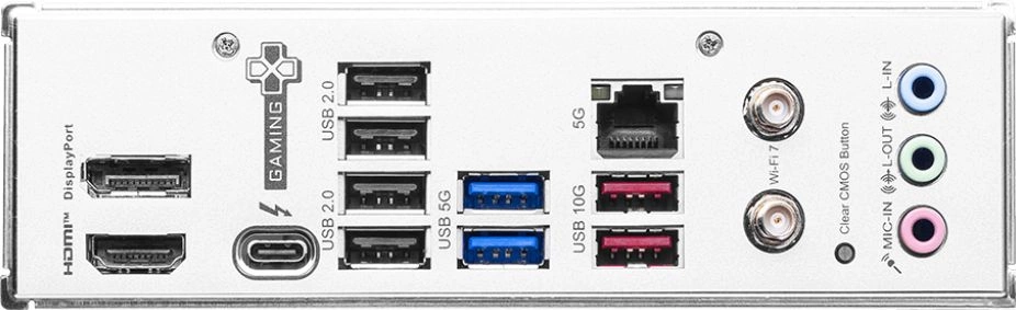 Материнская плата MSI B860 GAMING PLUS WIFI Soc-1851 Intel B860 4xDDR5 ATX AC`97 8ch(7.1) 5Gigabit RAID+HDMI+DP