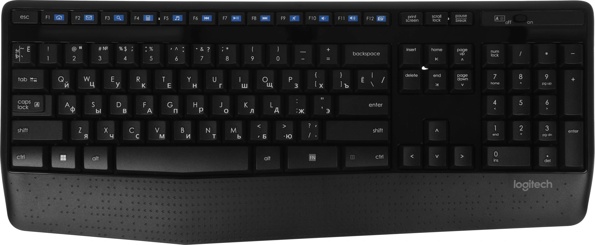 Клавиатура + мышь Logitech MK345 клав:черный мышь:черный USB беспроводная (920-012925)