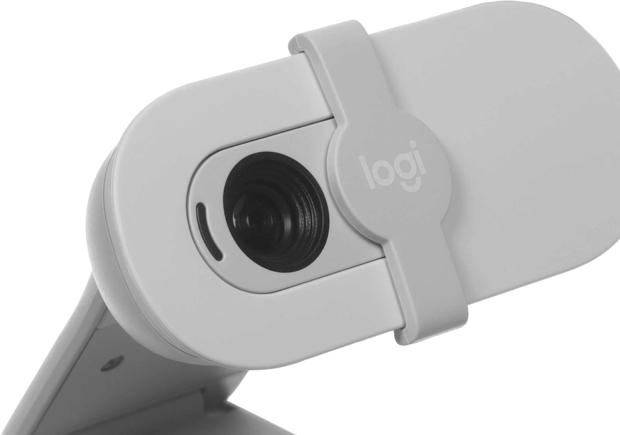 Камера Web Logitech HD Webcam Brio 100 белый 2Mpix (1920x1080) USB-A с микрофоном (960-001618)
