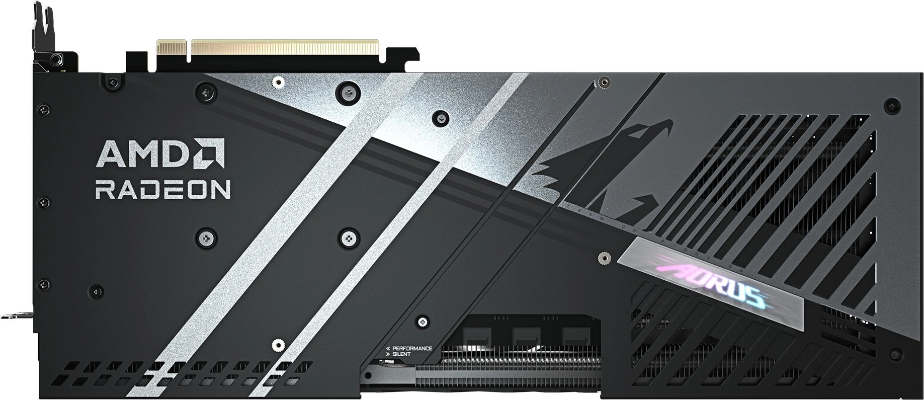 Видеокарта Gigabyte PCI-E 5.0 GV-R9070XTAORUS E-16GD 1.0 AMD Radeon RX 9070XT 16Gb 256bit GDDR6 2570/20000 HDMIx2 DPx2 HDCP Ret