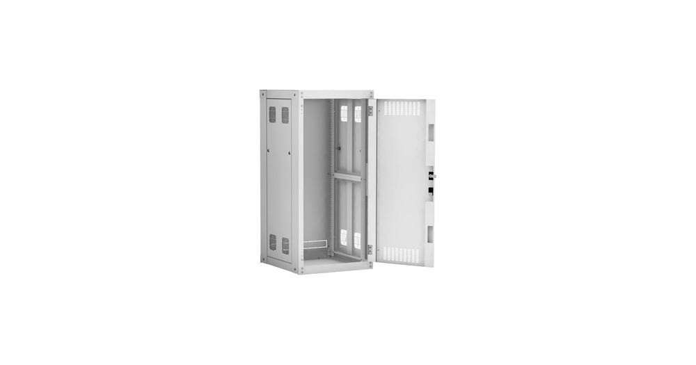 EC-FZ-246060-MMM-GY - Напольный шкаф, 19", 24U, металл, 600х600, серый