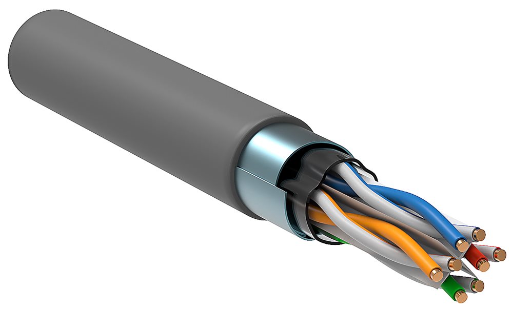 LC1-C604-311 - ITK Витая пара F/UTP кат.6 4x2х23AWG PVC серый (305м)