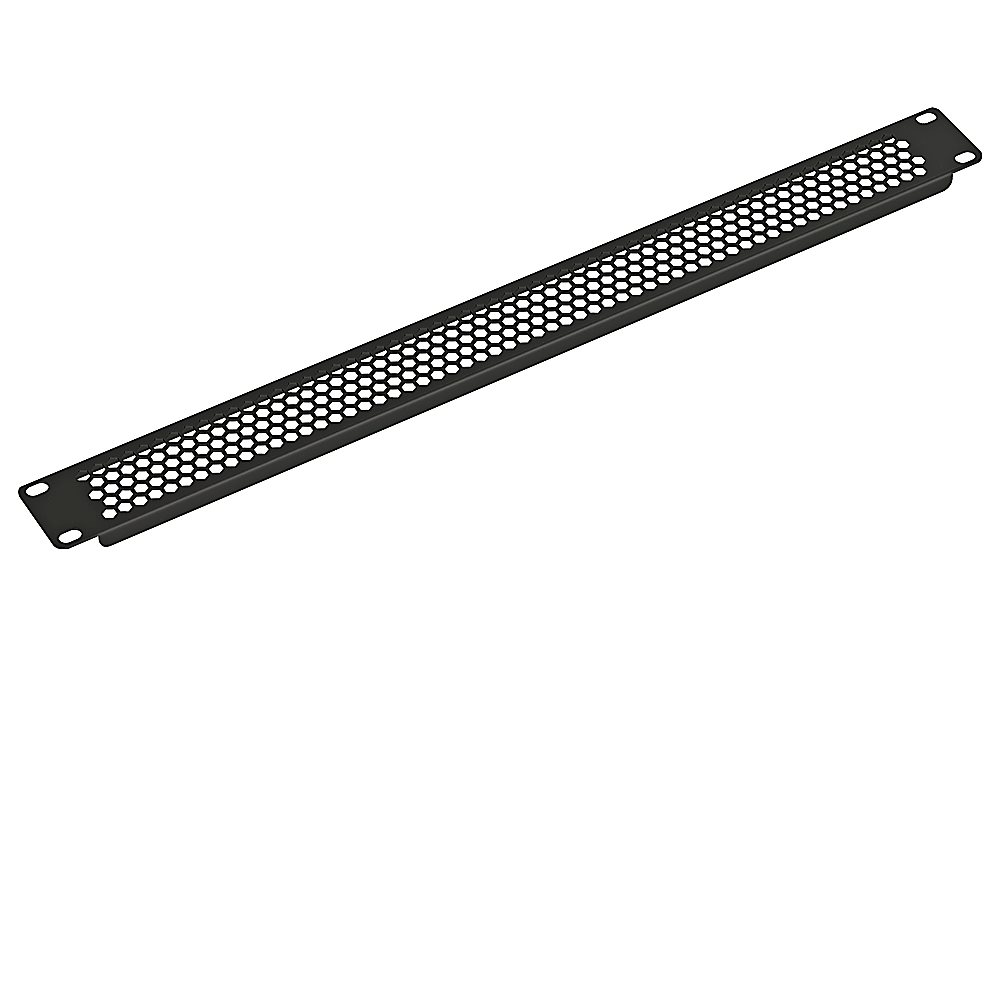 SYSMATRIX BP 0028.900 Фальш-панель 2U, перфорированная, цвет черный (RAL 9004)