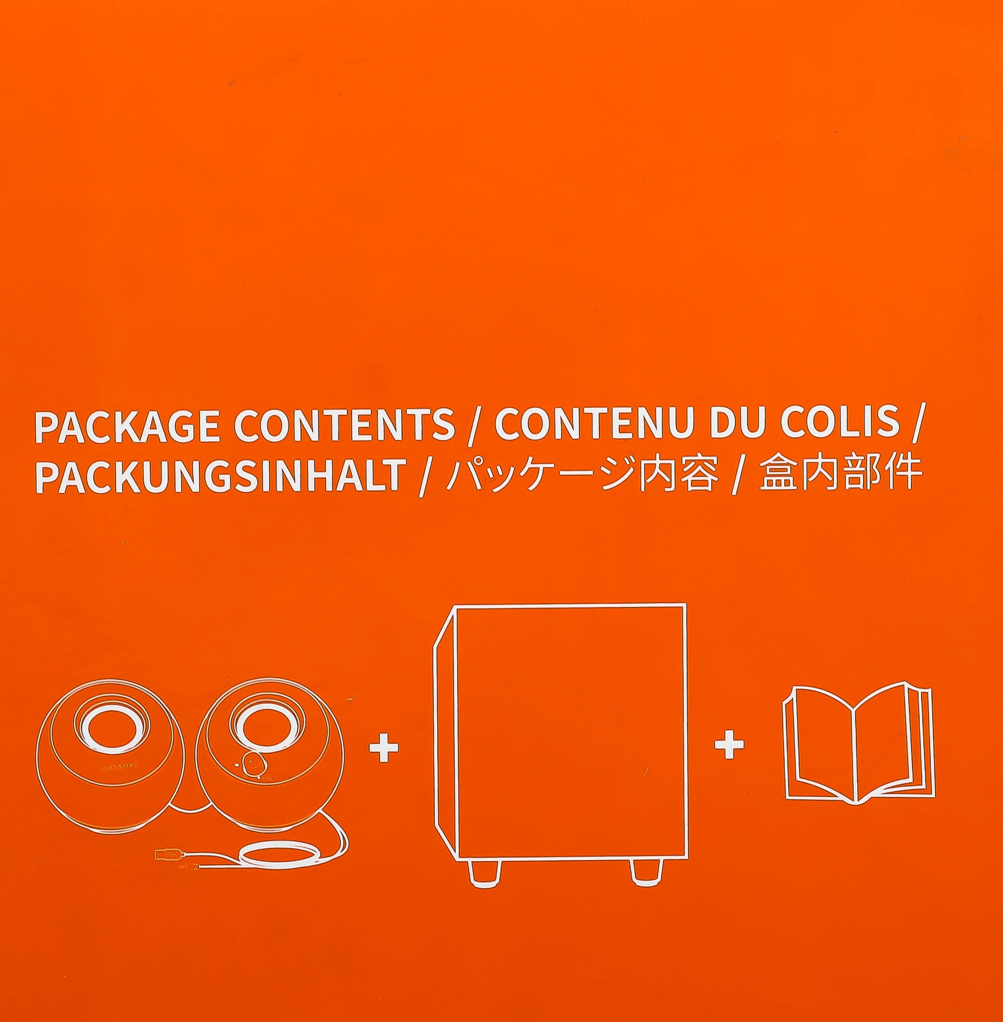 Колонки Creative PEBBLE PLUS 2.1 черный 8Вт