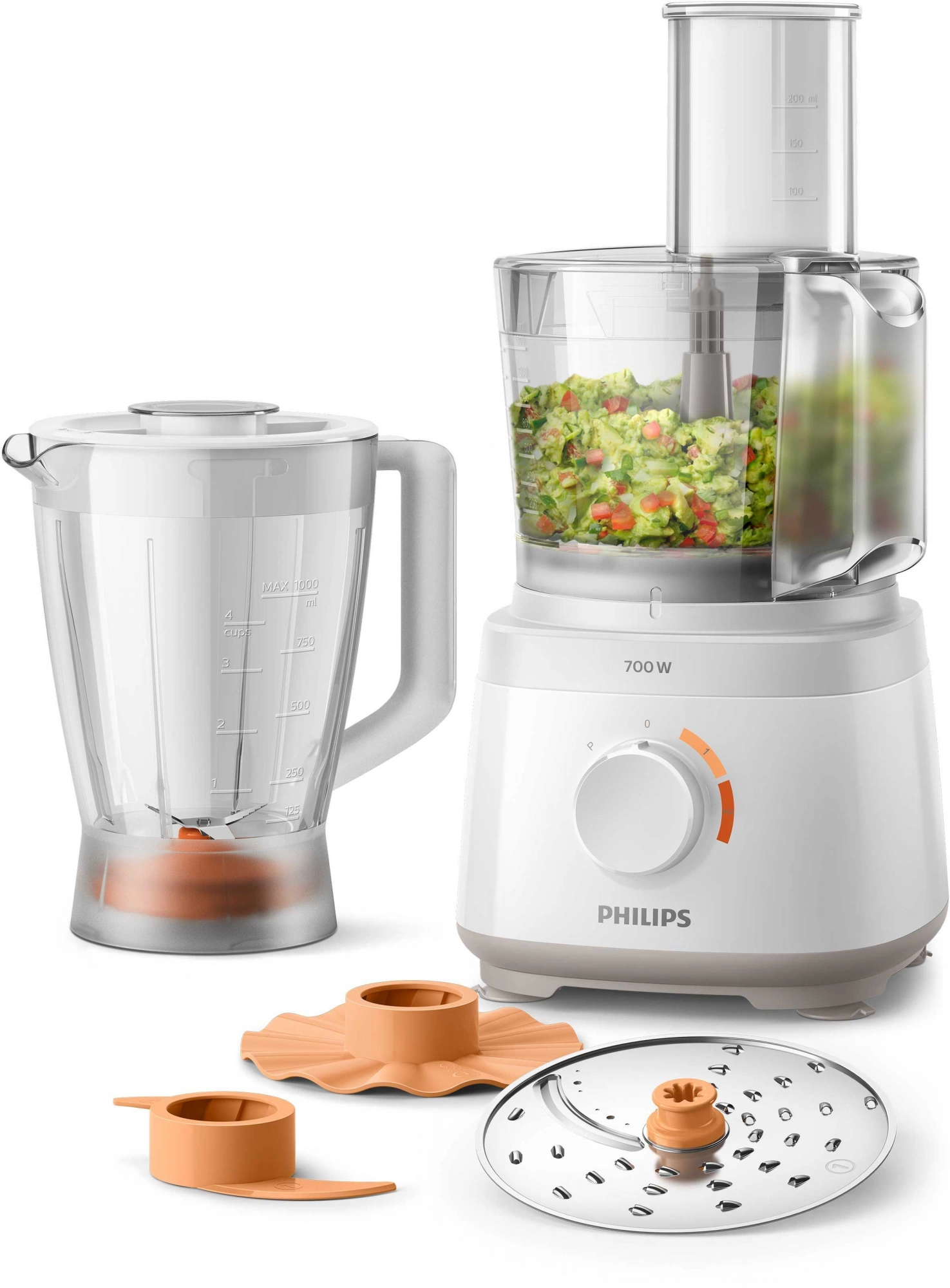 Кухонный комбайн Philips HR7320/00 700Вт белый