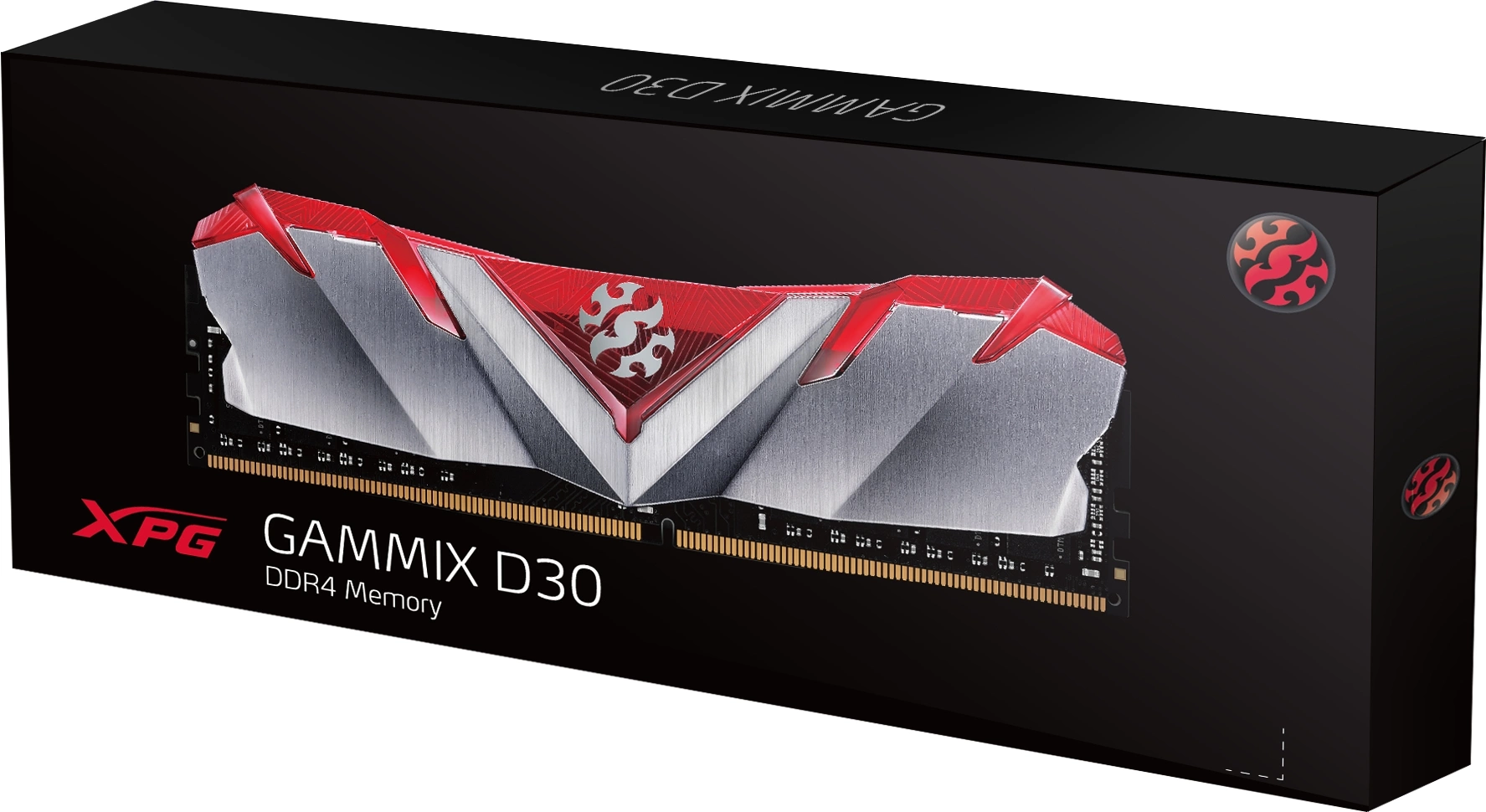 Память DDR4 8GB 3200MHz A-Data AX4U32008G16A-SR30 XPG Gammix D30 RTL Gaming PC4-25600 CL16 DIMM 288-pin 1.35В с радиатором Ret