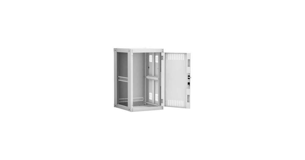 EC-FZ-186060-MMM-GY - Напольный шкаф, 19", 18U, металл, 600х600, серый