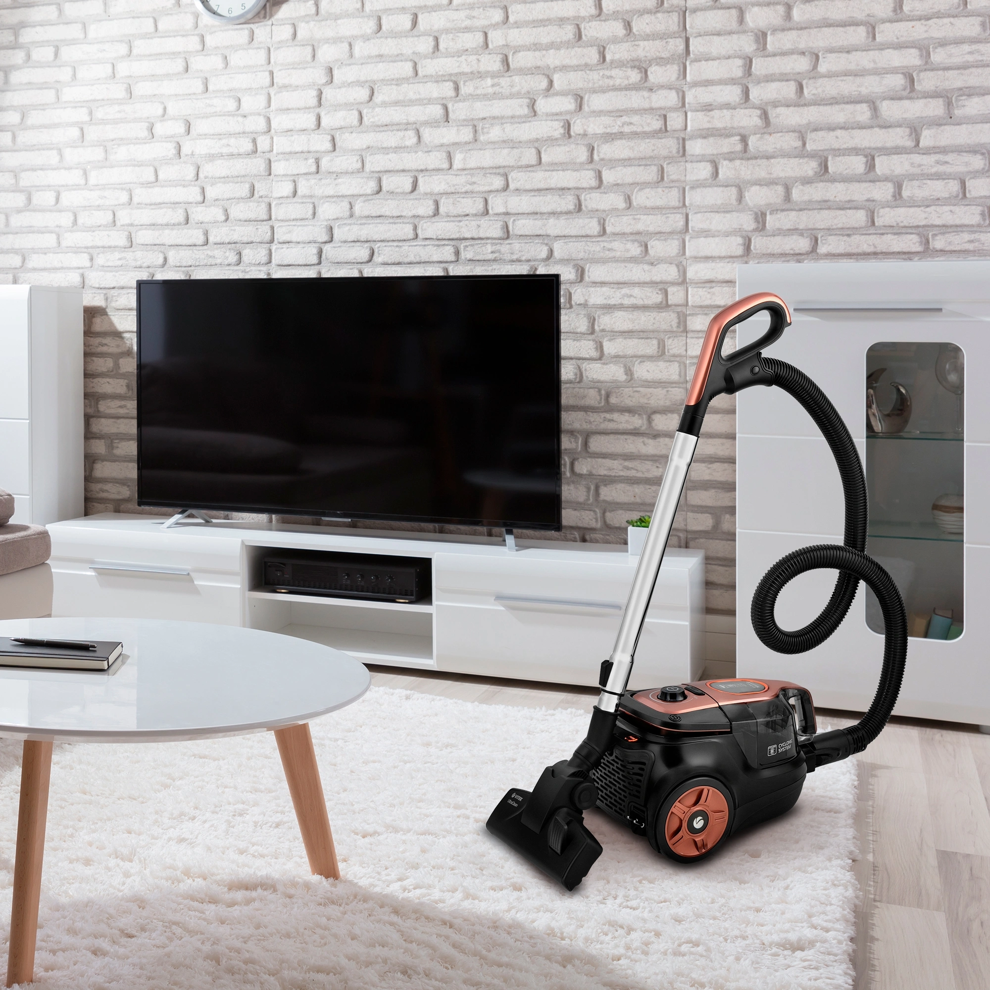Пылесос Vitek VT-8117 BK 2200Вт черный/медный