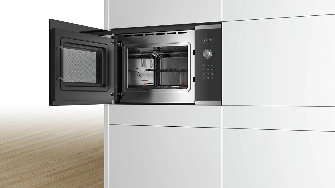 Микроволновая печь Bosch BEL554MS0 25л. 900Вт черный/нержавеющая сталь (встраиваемая)