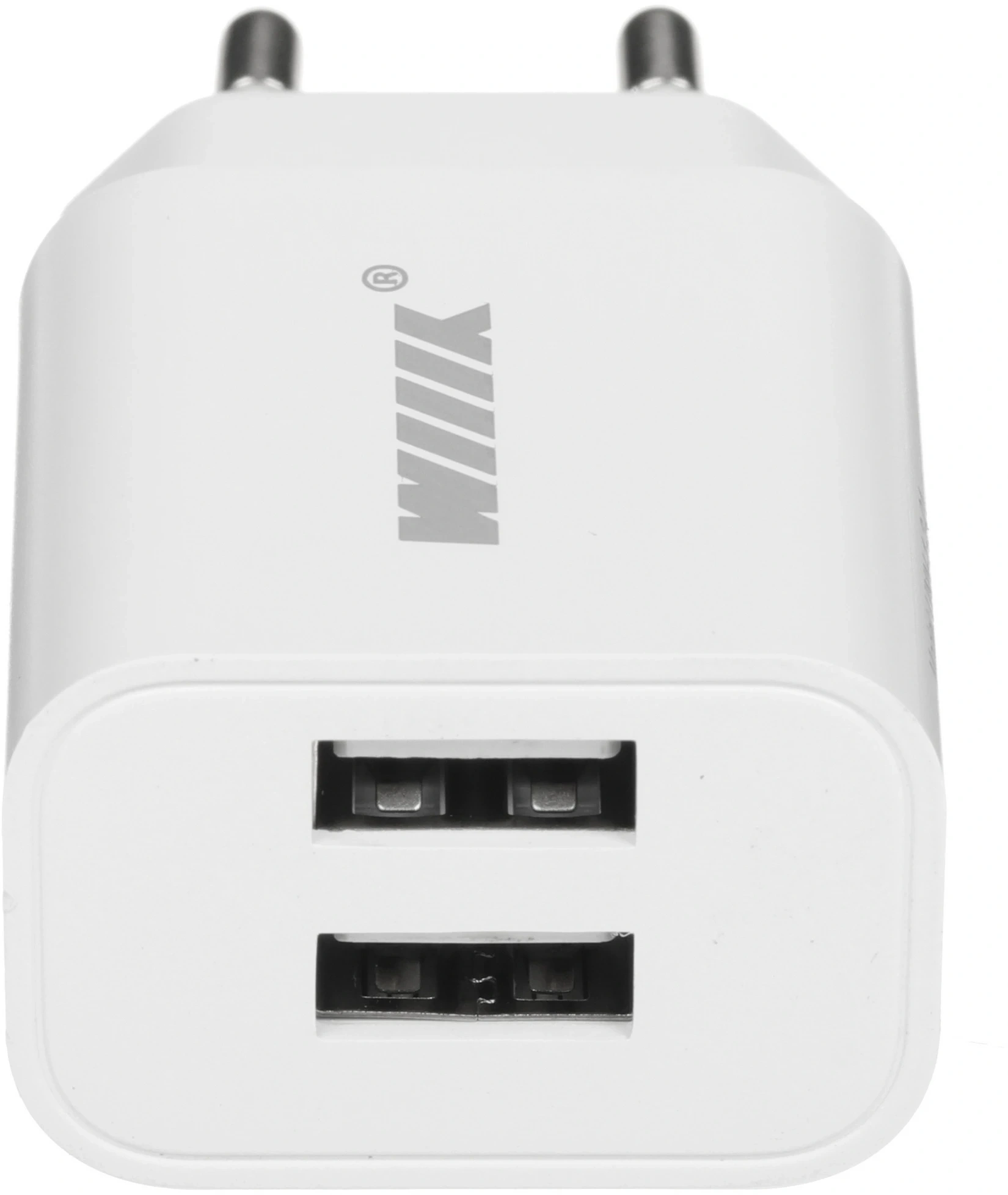 Сетевое зар./устр. Wiiix UNN-1-2-01 12W 2.4A 2xUSB универсальное белый