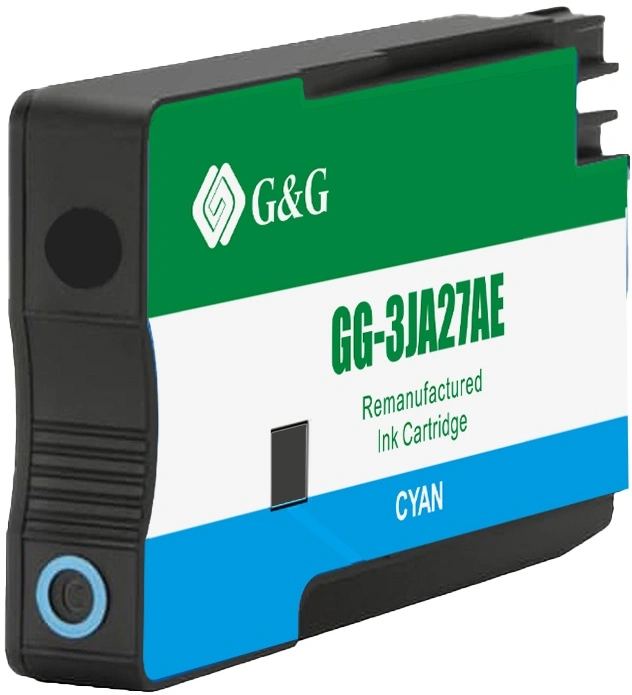 Картридж струйный G&G GG-3JA27AE 963XL голубой (25.8мл) для HP OfficeJet Pro 9010/9010e/9012/9012e/9014/9014e/9015/9015e/9016/9019/9019e/9020/9022/9022e/9025/9025e AIO