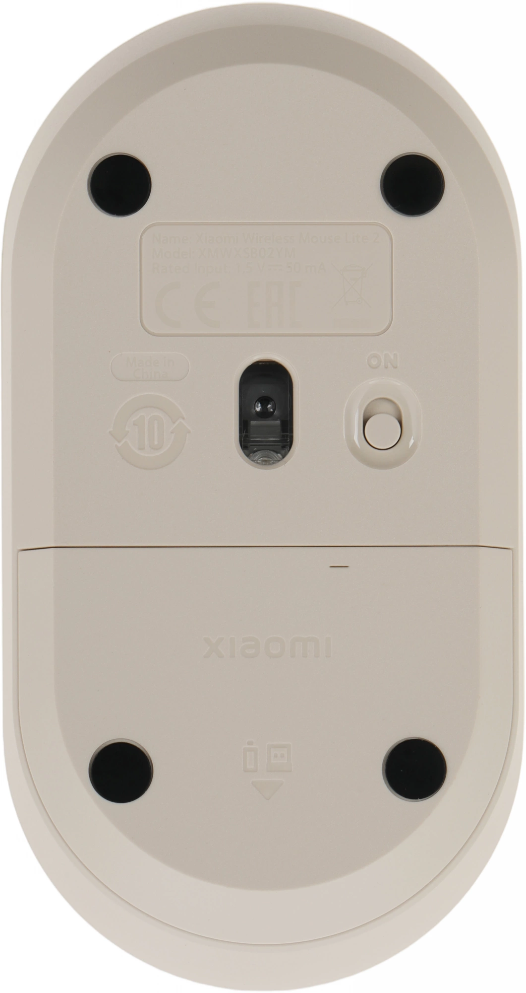 Мышь Xiaomi Wireless Mouse Lite 2 белый оптическая 1000dpi беспров. USB для ноутбука 2but (BHR8915GL)