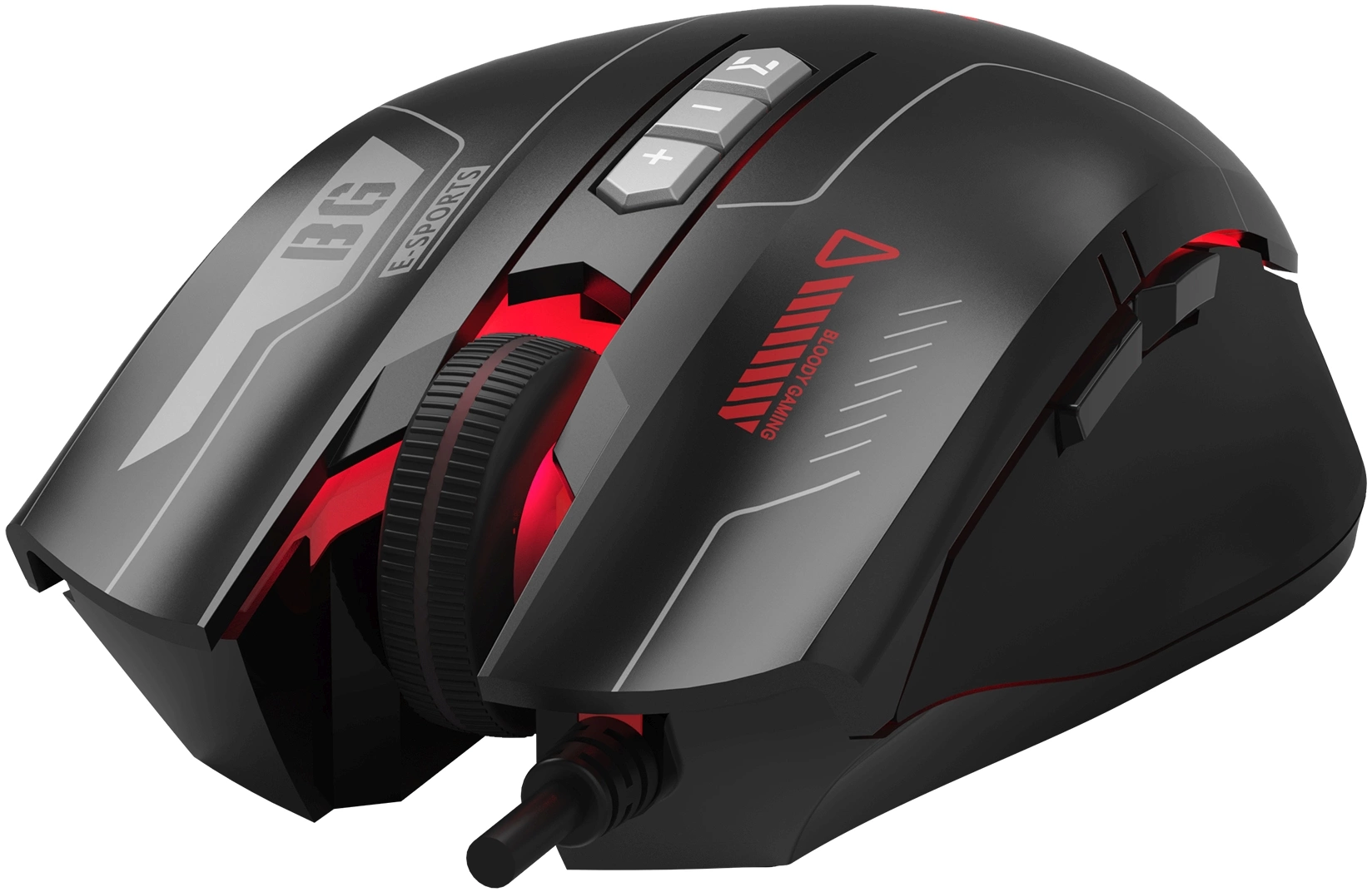 Мышь A4Tech Bloody ES7 черный оптическая 6000dpi USB 8but