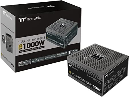 Блок питания Thermaltake ATX 1000W Toughpower GF3 Gen.5 80+ gold 24pin APFC 135mm fan 12xSATA Cab Manag RTL